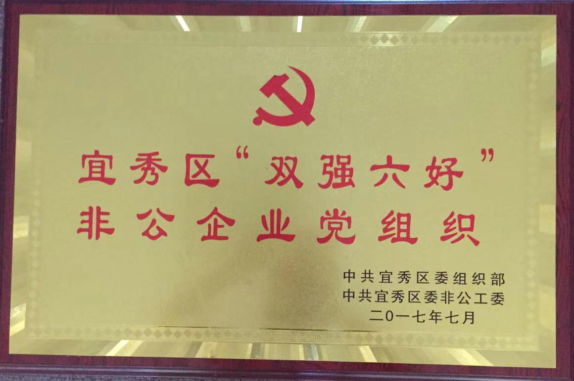 2017年度宜秀区“双强六好”非公企业党组织