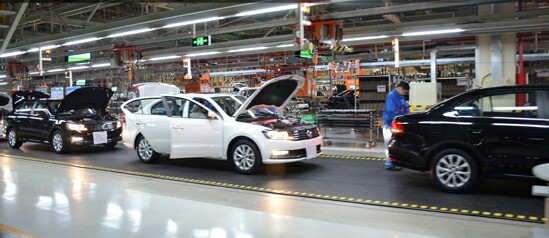 大众汽车生产现场