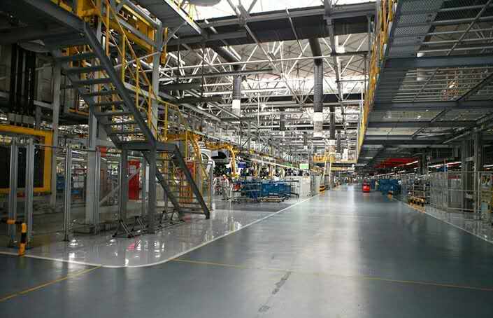 大众汽车生产现场