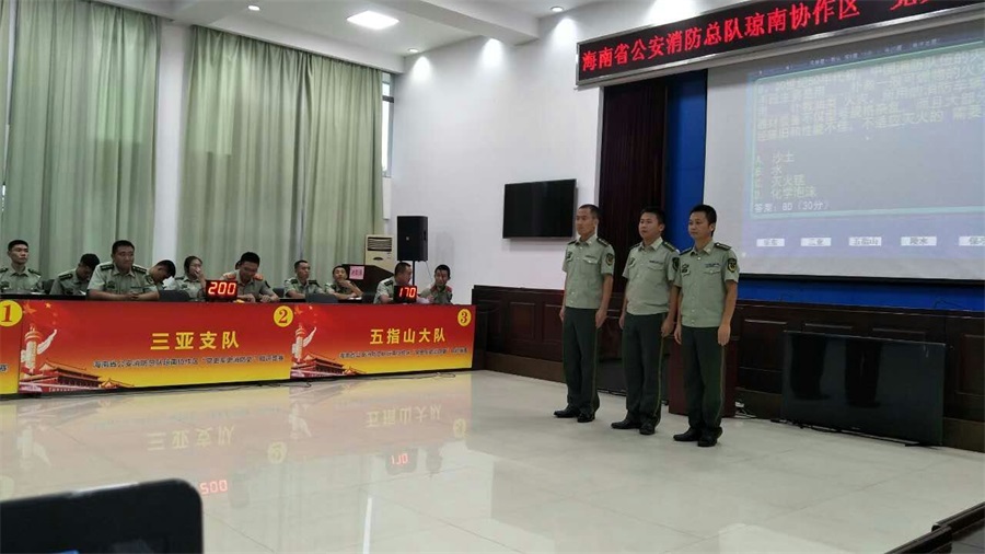 海南省公安消防总队琼南协作区”党史军史消防史“知识竞赛