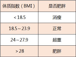 身体质量指数(BMI值) 身体质量指数(BMI值)
