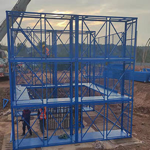 中交二航局长沙暮湘坪江特大桥 工地