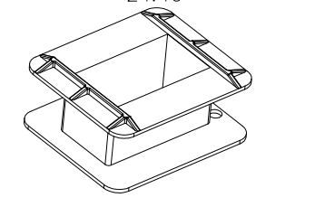XW-5043 EE50 低頻塑膠變壓器骨架