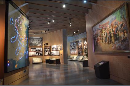 Actual scene of exhibition hall