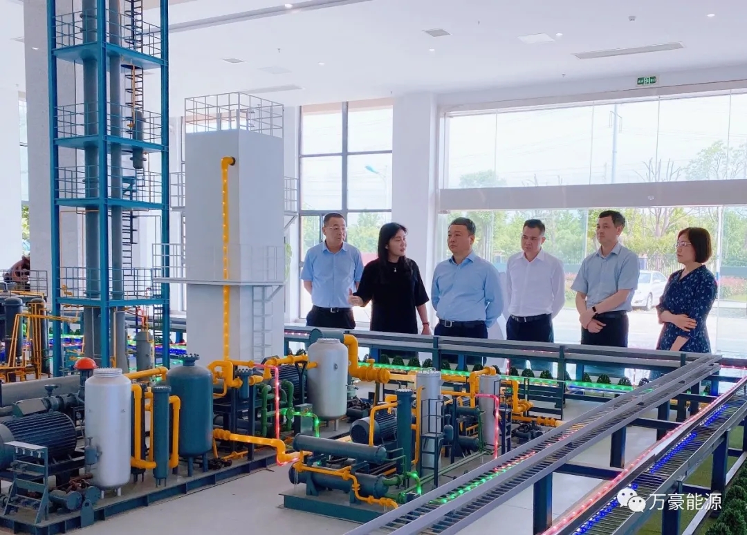 安徽省贸促会主任、党组书记郑东涛一行莅临万豪能源调研指导