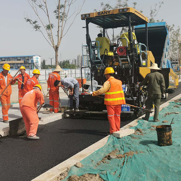 通州城市副中心瀝青路面攤鋪