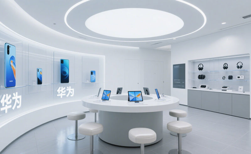华为店面图