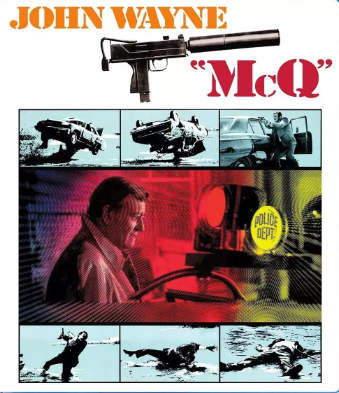 《盗毒/飞车神探霹雳枪 McQ 1974》上海译制配音美国犯罪动作片