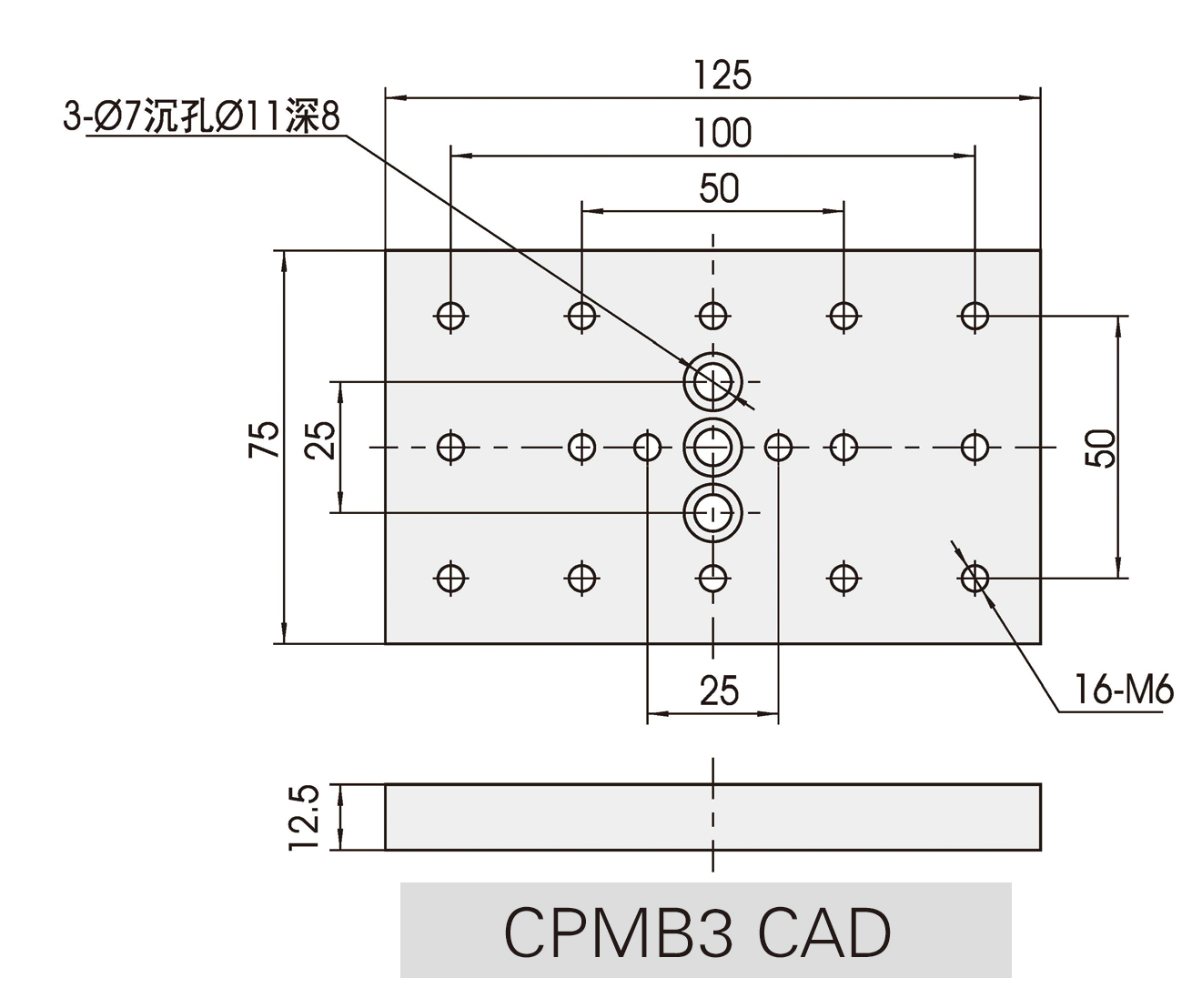 CPMB3底板CAD