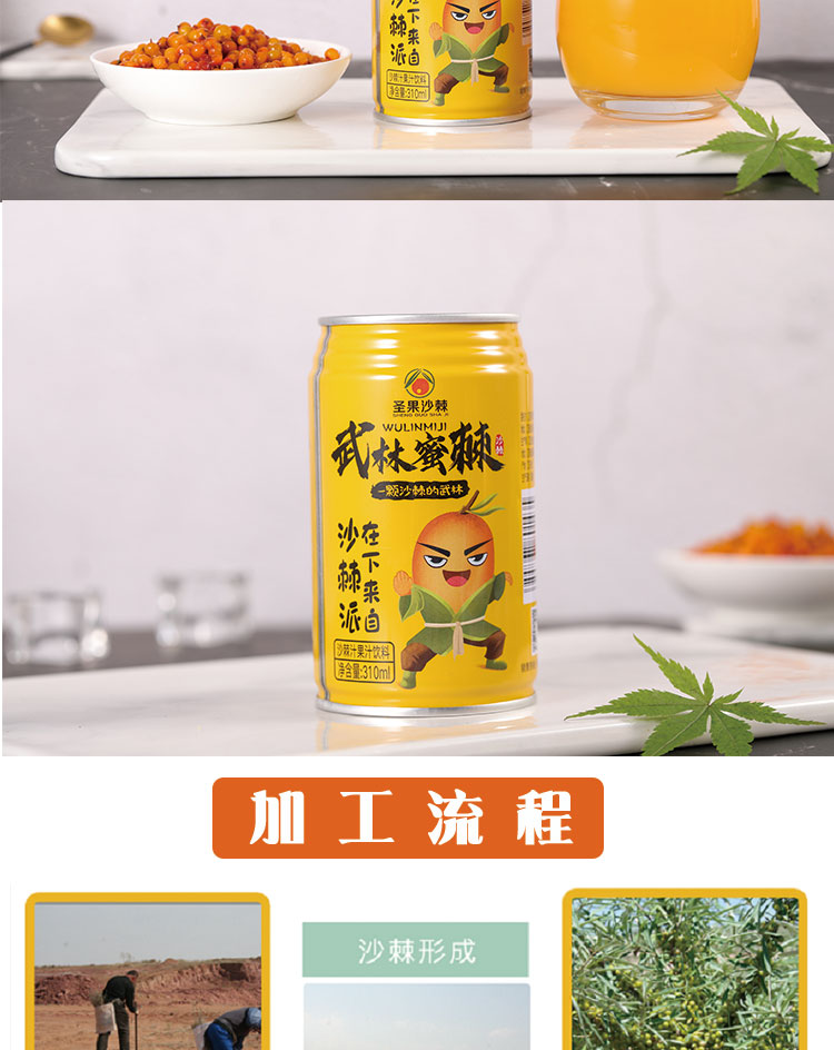 沙棘 圣果沙棘 沙棘汁 沙棘果汁 沙棘原浆 罐装沙棘
