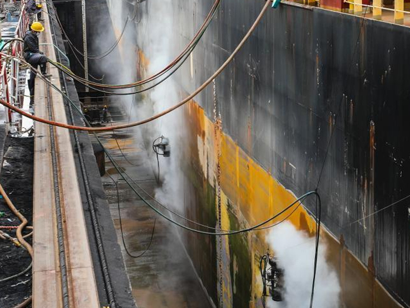 船舶除锈作业施工