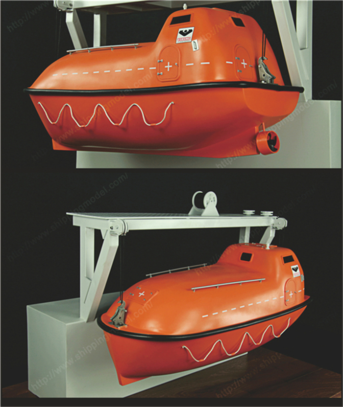 海艺坊模型船生产制作各种：手工定制悬挂式救生艇模型  封闭式救生艇模型，抛落式救生艇模型制作，救生筏模型，深圳海艺坊模型工厂。
