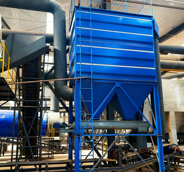 What is the working principle of a bag filter?