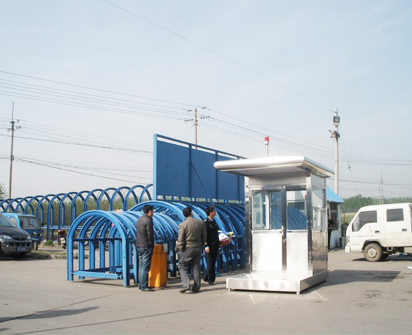 颍上刘庄矿保安岗亭安装