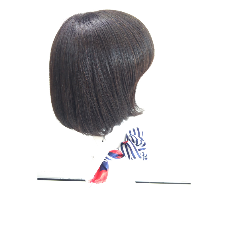 秀亿假发全真发顶心递针自然黑 fhd101【实体专柜】