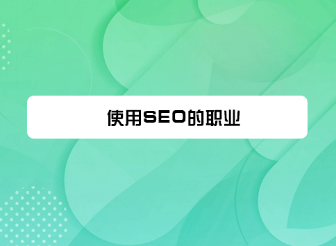 使用SEO的职业