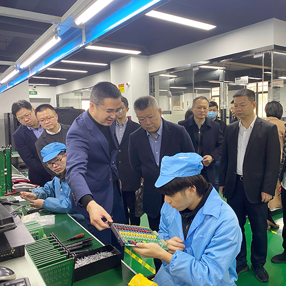 温州市副市长汪驰一行莅临恒捷智能调研考察