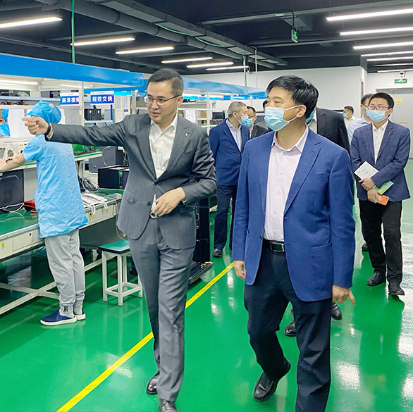 荆州市人大常委会主任段昌林莅临恒捷通信走访考察 