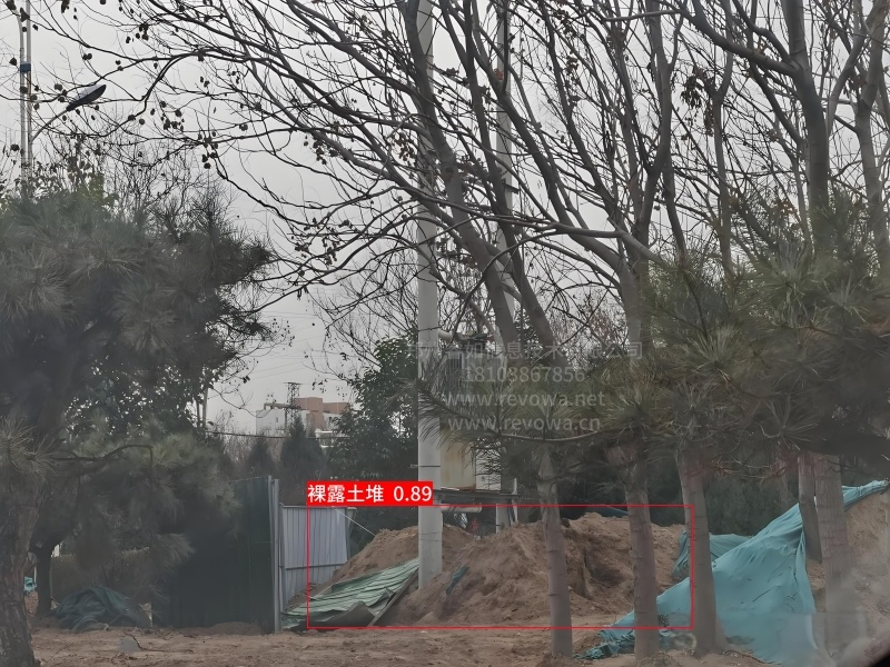 裸漏土堆覆盖滤网自动识别